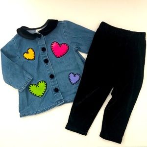 Toddler Y2K Outfit Class Club Size 18 Months